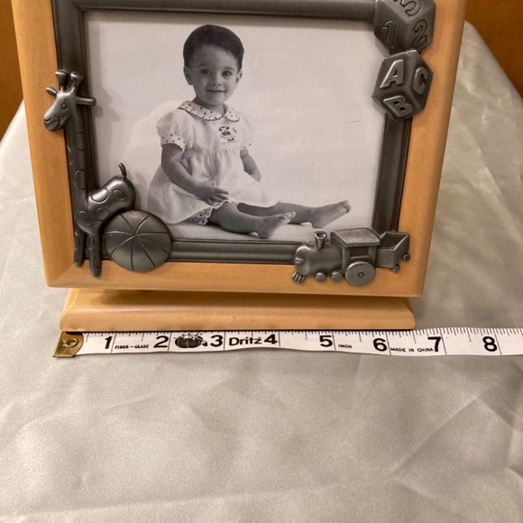 Royal Limited Silver Picture Photo Frame Display Album Blonde Wood Pewter Metal - Picture 6 of 7